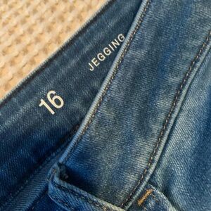 Women’s Jean jeggings with blue stars